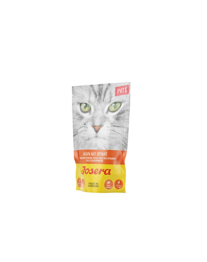 JOSERA Paté Hähnchen mit Spinat 16 x 85 g