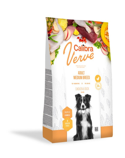 CALIBRA Dog Verve GF Adult Medium Chicken&Duck 12 kg