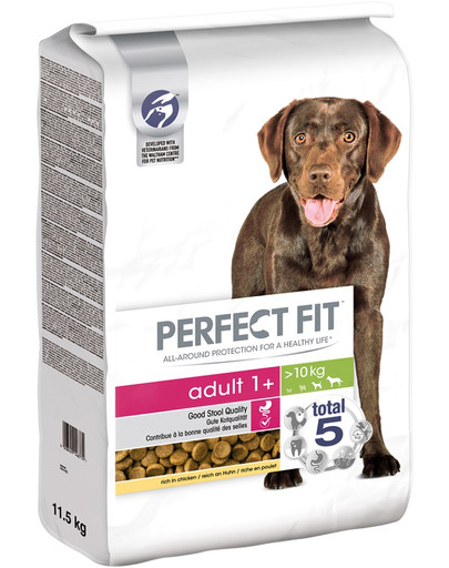 PERFECT FIT Hühnerfutter für erwachsene Hunde mittlerer und großer Rassen bis 11,5 kg