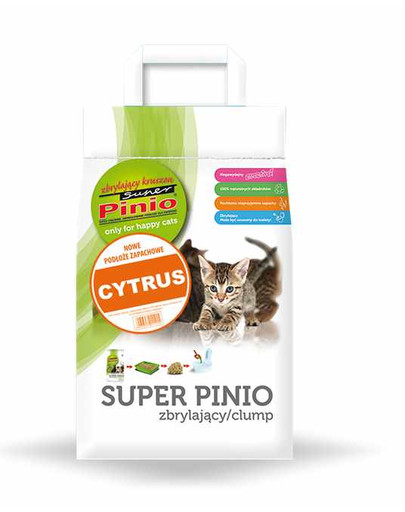 BENEK Super Pinio Zitrone 7 Liter Klumpstreu