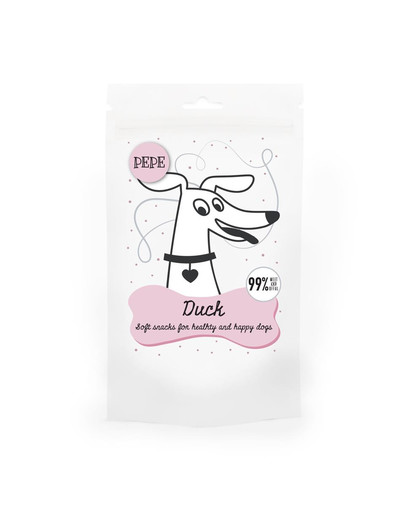 PAKA ZWIERZAKA PEPE kleine, weiche Snacks mit Ente 80 g
