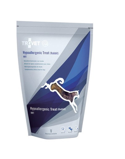 TROVET Hypoallergenic Treat Rabbit HRT funktionelle Hundeleckerlis mit Kaninchen 250 g