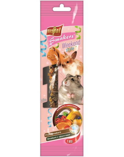 VITAPOL Weekend Style Fruchtsnacks für Nager 1 Stk.