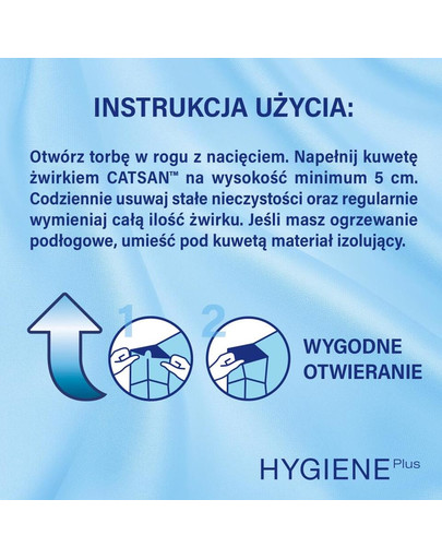 CATSAN Hygiene Plus 20l Geruchsbindende Katzenstreu