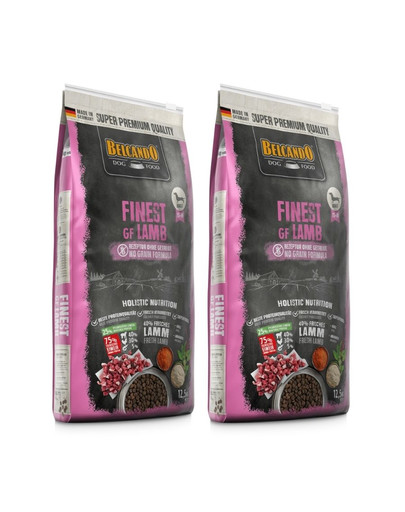 BELCANDO Finest Grain Free Lamb XS-M 25 kg (2x12.5 kg)