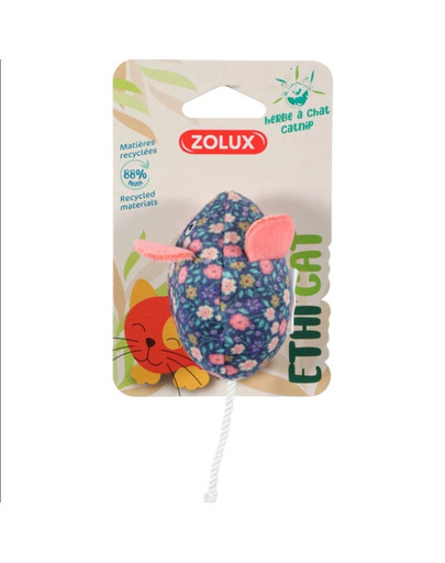 ZOLUX ETHICAT Katzenspielzeug Maus mit Blumen