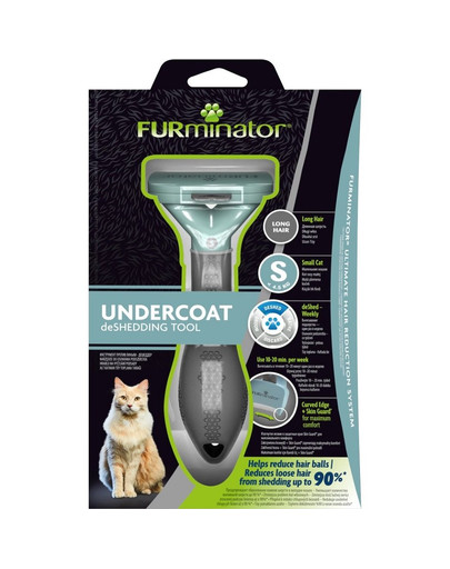 FURMINATOR Unterfellenthaarung für langhaarige Katzen Small