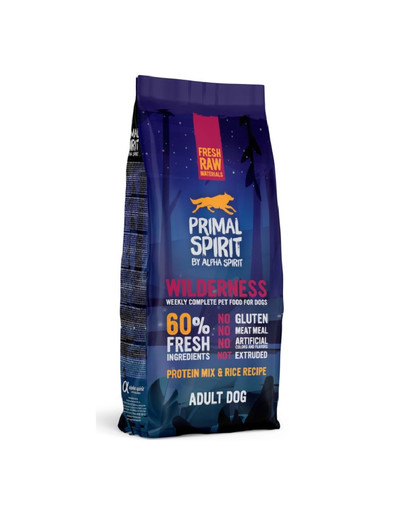 PRIMAL SPIRIT Wilderness weiches Hundefutter Schweinefleisch 12 kg