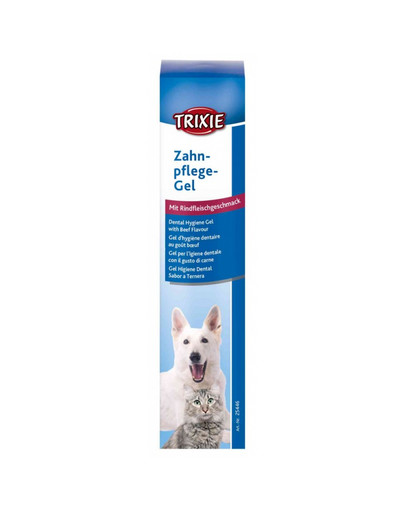 TRIXIE Zahnpflege-Gel mit Rindfleischaroma 100 g