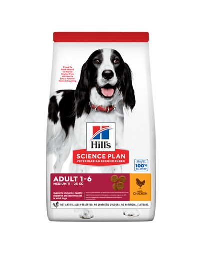 HILL'S Science Plan Hund Adult Medium Huhn 14kg
