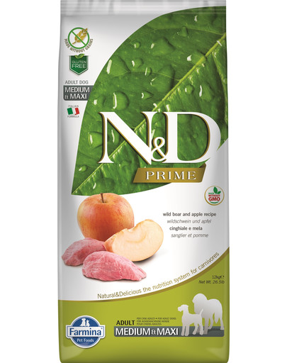 FARMINA N&D Wildschwein & Apfel Erwachsene Medium & Maxi 2,5 kg