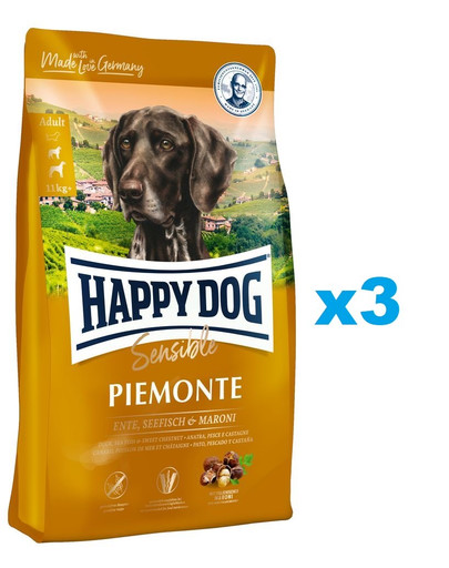 HAPPY DOG Supreme Piemonte 3 x 10 kg