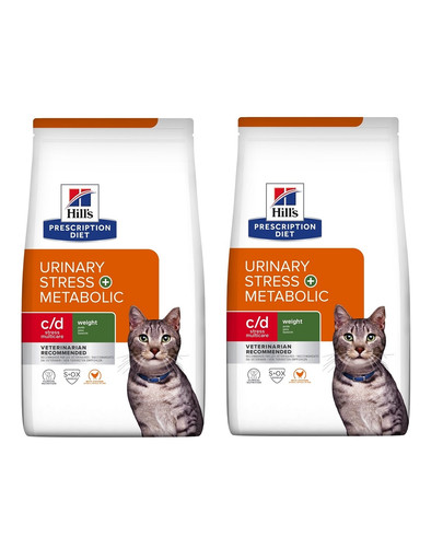 HILL'S Prescription Diet C/D Urinary Stress + Metabolic 6 (2 x 3 kg)