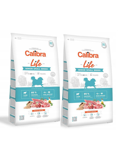 CALIBRA Dog Life Senior Small Breed Lamb 12 kg (2 x 6 kg)