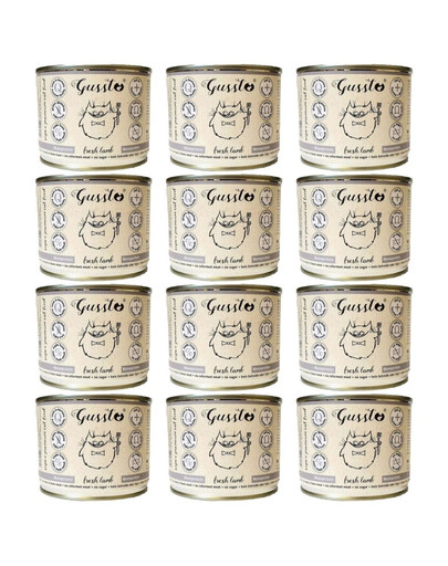 GUSSTO Fresh Lamb 12x200 g