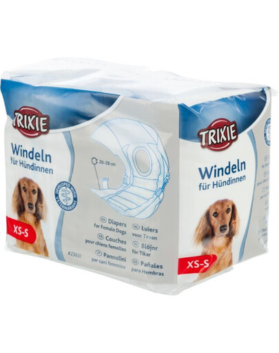 TRIXIE Windeln für Hündinnen  XS-S 12 St.