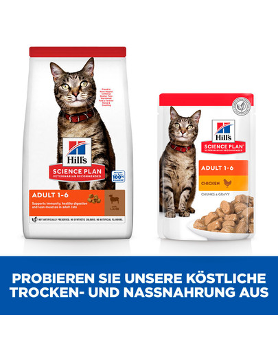 HILL'S Science Plan Feline Adult with Lamb 10kg