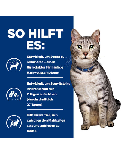 HILL'S Prescription Diet Feline c/d Urinary Stress + Metabolic 8 kg