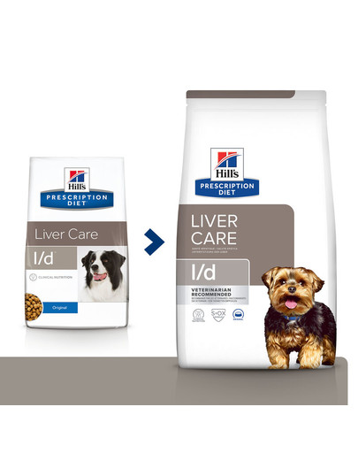 HILL'S Prescription Diet Canine l/d 4 kg Futter für Hunde mit Lebererkrankungen