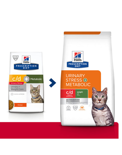 HILL'S Prescription Diet C/D Urinary Stress + Metabolic 3 kg