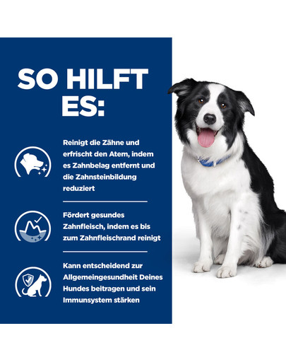 HILL'S Prescription Diet Canine t/d 4 kg Futter zur Förderung der Zahngesundheit Ihres Hundes