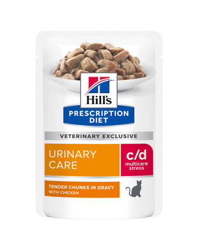 HILL'S Prescription Diet Feline c/d Urinary Stress Chicken 12x85 g
