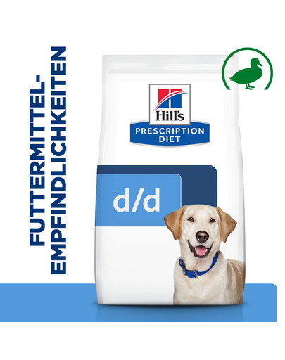 HILL'S Prescription Diet d/d Hundefutter mit Ente und Reis 12 kg