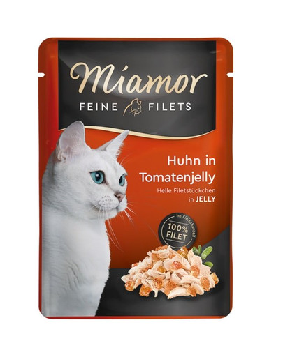 MIAMOR Feline Filets Hähnchen mit Tomate in Gelee 100 g
