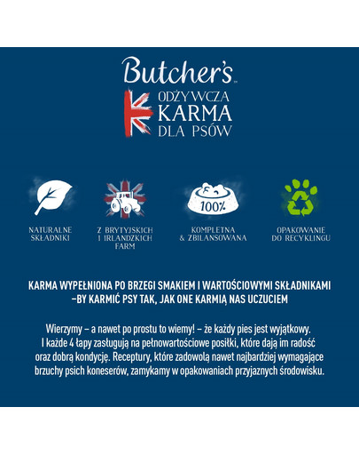 BUTCHER'S Original Rezept in Soße, Hundefutter, Teilstücke mit Rindfleisch in Soße, 400g