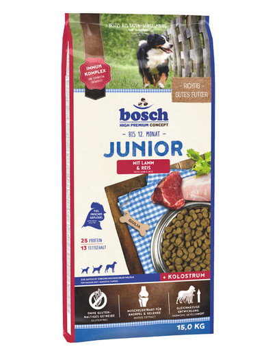 BOSCH Junior Lamm & Reis 15 kg