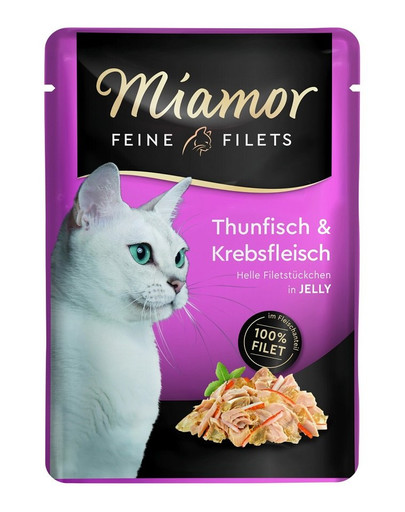 MIAMOR Feine Filets Thunfisch und Flusskrebse 100 g im Beutel