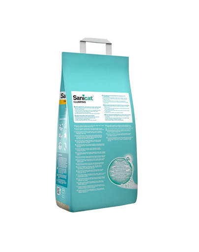 SANICAT Clumping Klumpende Katzenstreu Parfümfrei Katze 16l