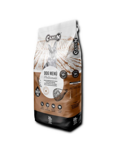 CANUN Dog Menu 20kg Rindfleischfutter für ruhige Hunde