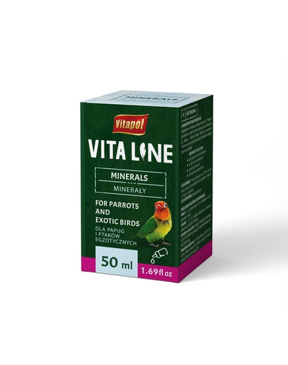 VITAPOL Mineralien für exotische Vögel 50ml