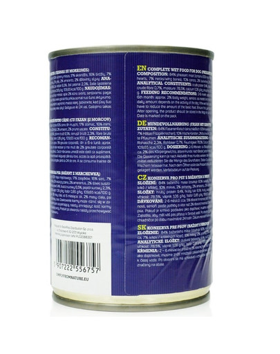SIMPLY FROM NATURE Fasan mit Karotte 400 g