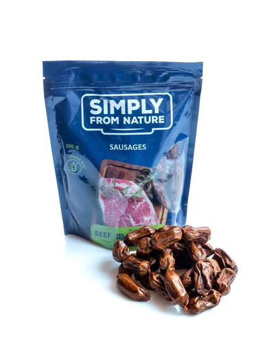 SIMPLY FROM NATURE Sausages with beef Würste mit Rind 300 g