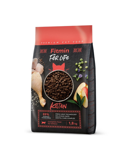 FITMIN Cat For Life Kitten 1,8 kg für Jungtiere, trächtige und säugende Katzen