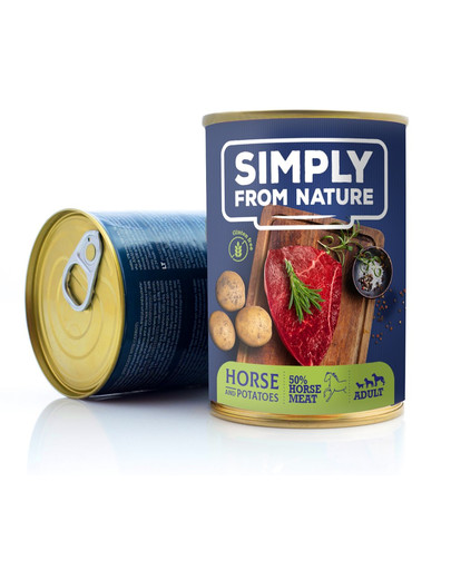 SIMPLY FROM NATURE Pferdefleisch mit Leinsamen 400 g