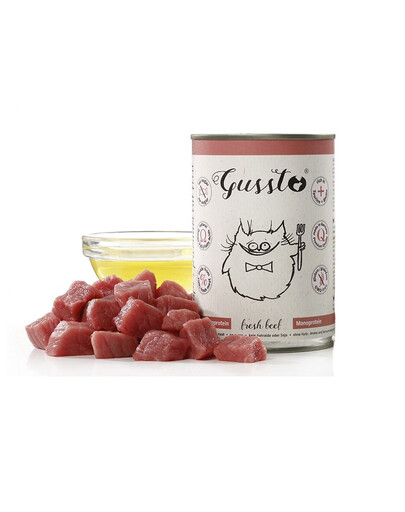 GUSSTO Cat Fresh Beef 400 g