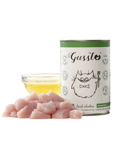 GUSSTO Cat Fresh Chicken frisches Huhn 400 g