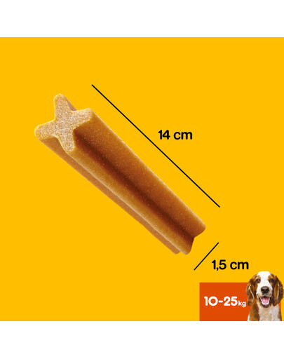 PEDIGREE DentaStix (mittelgroße Rasse) Zahnpflegemittel für Hunde 7stck. - 180g