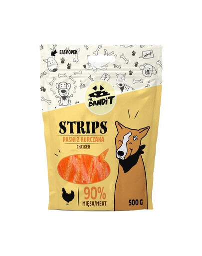 MR. BANDIT Strips Streifen mit Huhn für alle Hunde 500 g