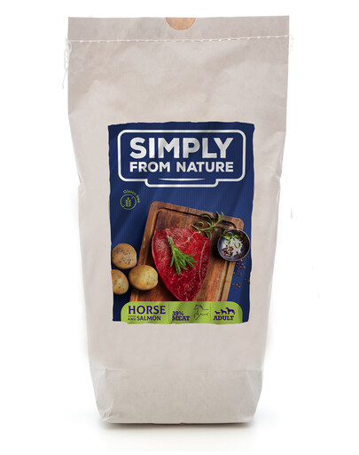 SIMPLY FROM NATURE Ofengebackenes Hundefutter Pferde- & Lachs 1,2 kg