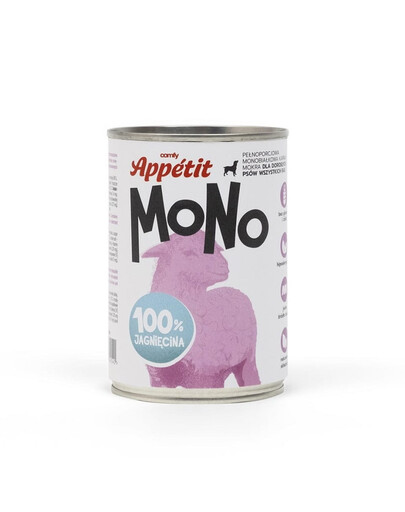 COMFY APPETIT MONO Monoproteinowa karma z jagnięciną 400 g