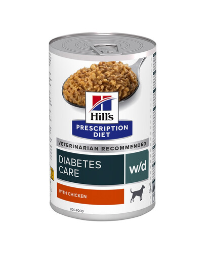 HILL'S Prescription Diet Canine w/d Diabetes Care mit Huhn 370 g Dose