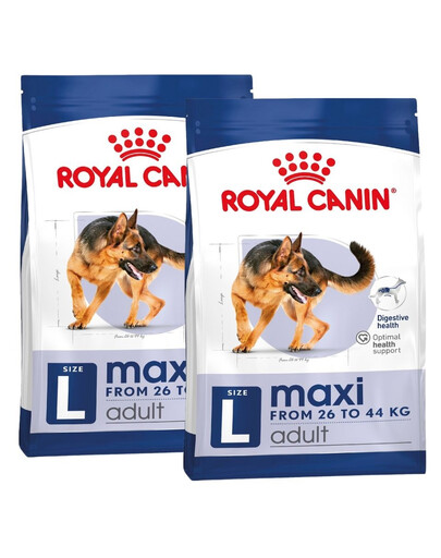 ROYAL CANIN Maxi Adult Trockenfutter für große Hunde 30 kg (2 x 15 kg)
