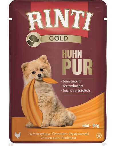 RINTI Chicken Pure Mini Hühnertütchen für kleine Rassen 100 g