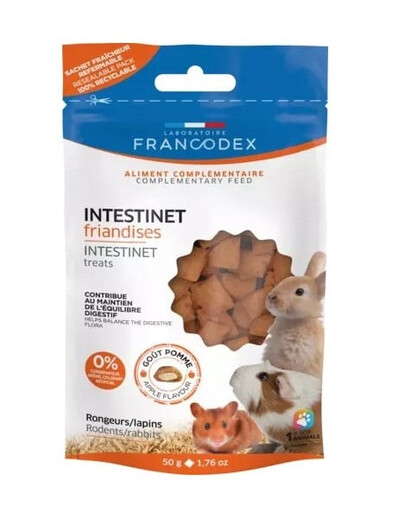 FRANCODEX Intestinet Leckerbissen für Nager und Kaninchen 50 g