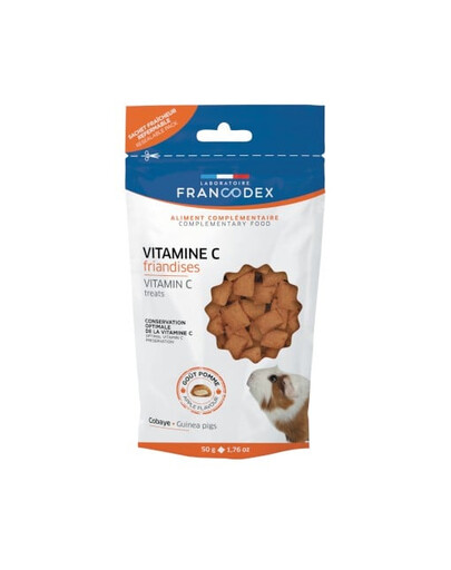 FRANCODEX Vitamin C Leckerbissen für Meerschweinchen 50 g