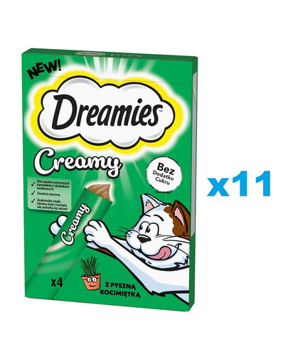 DREAMIES Creamy Zusatzfutter mit Katzenminze 44x10 g